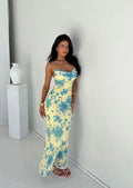 Ceuta – Vestido Longo Elegante Com Padrão Floral