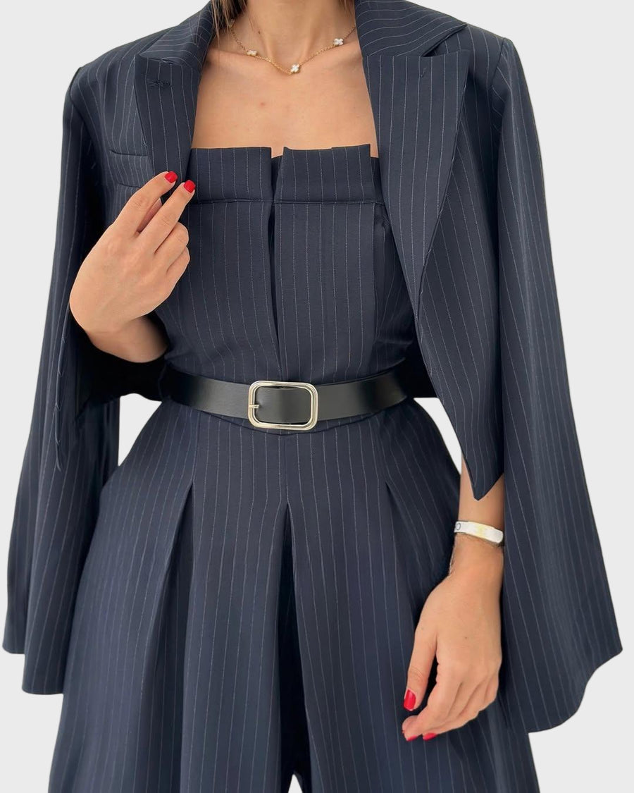 Mariana - Conjunto corpete + casaco – Estilo elegante e moderno