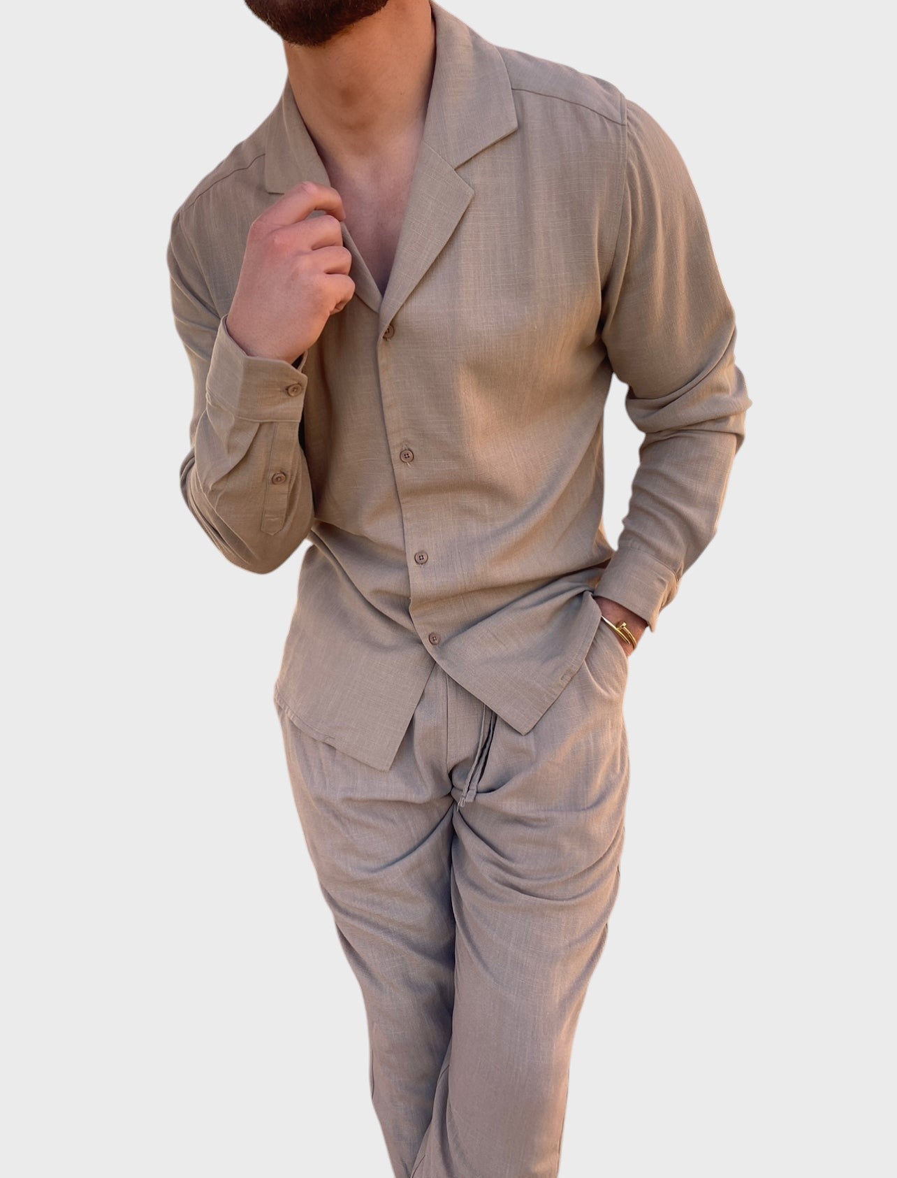 Duarte - Conjunto de linho de alta costura