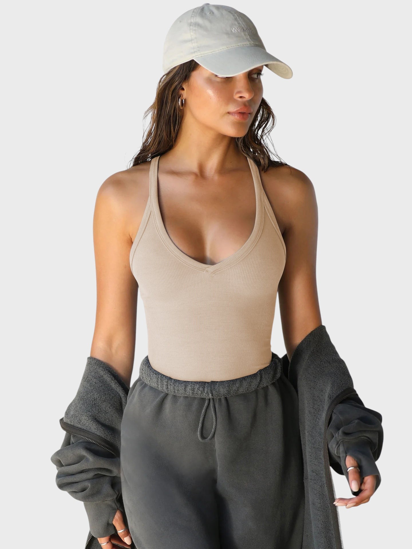 Antónia - Blusa Sem Mangas com Decote em V