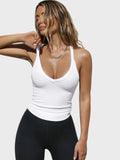 Antónia - Blusa Sem Mangas com Decote em V