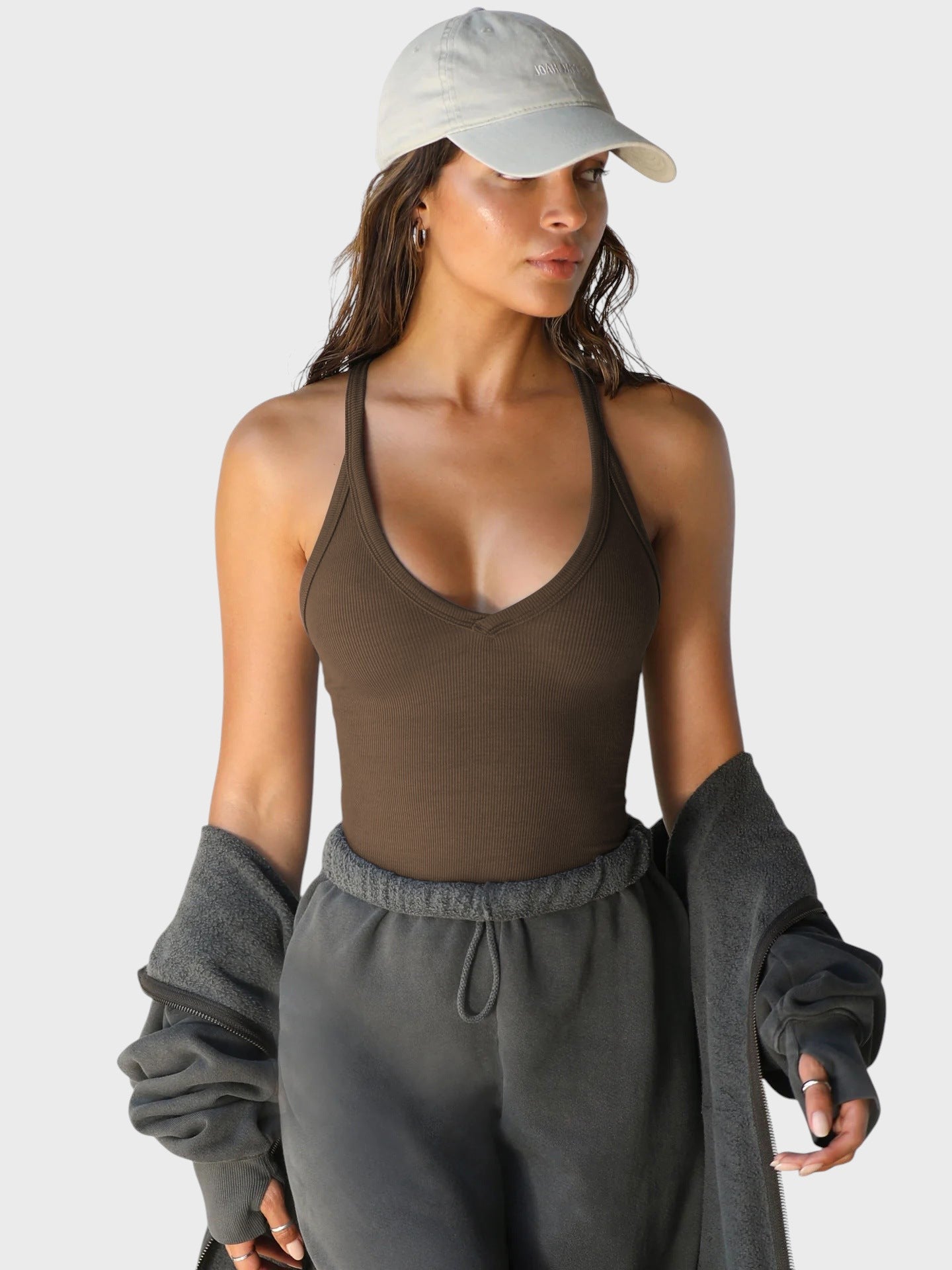 Antónia - Blusa Sem Mangas com Decote em V