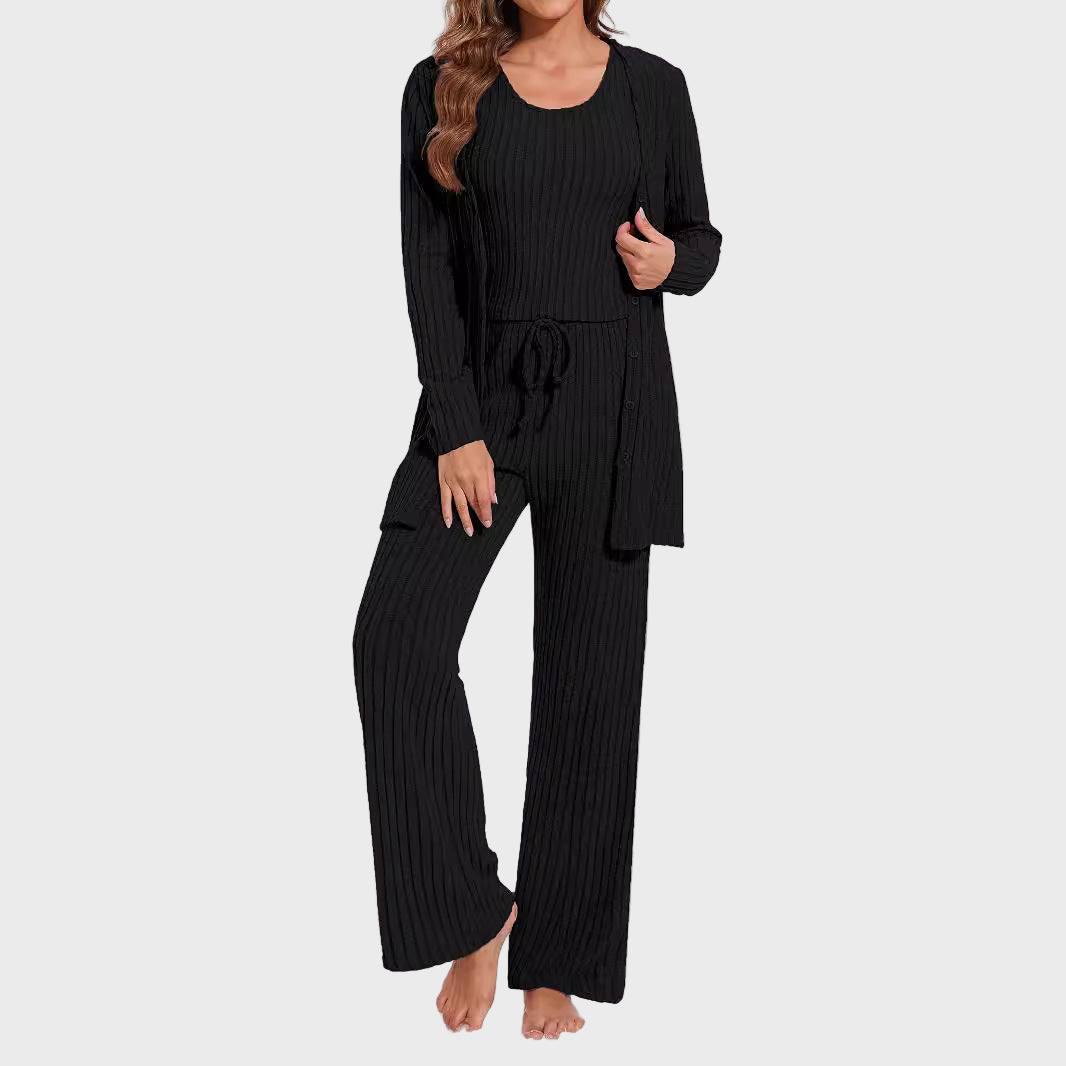 Telma - Conjunto Casual de 3 Peças para Conforto