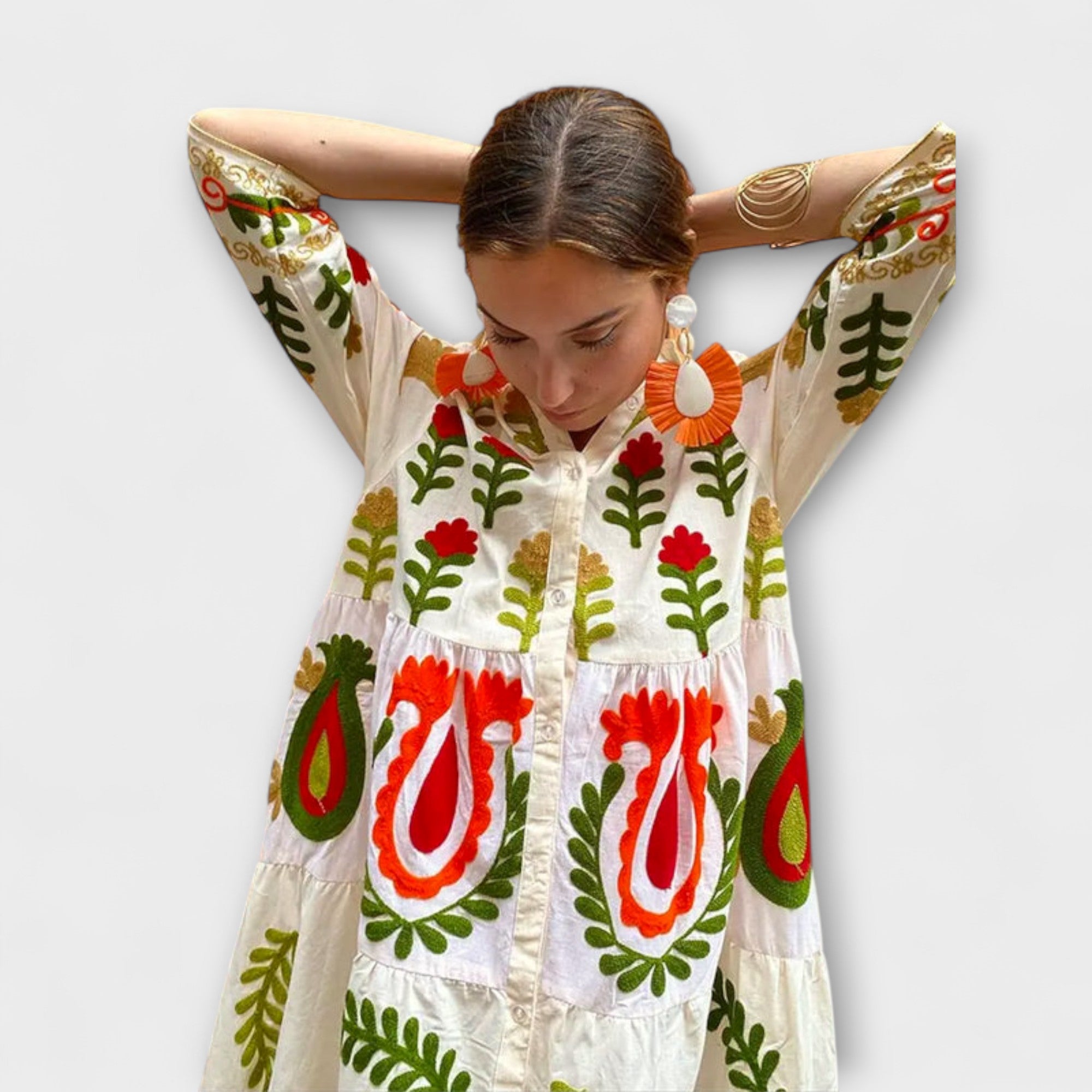 Marcela - Vestido Floral Elegante