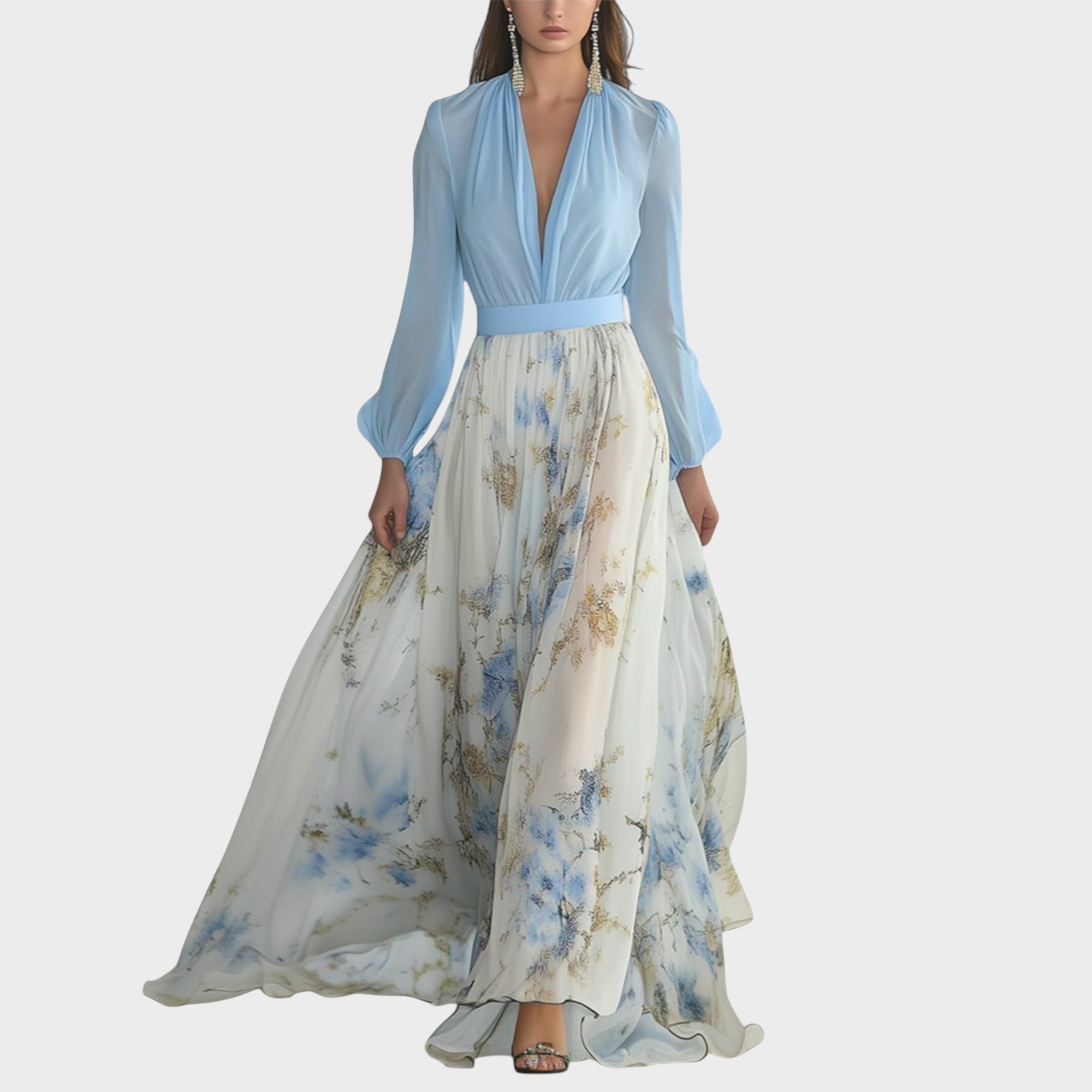 Naiara - Vestido Floral Elegante