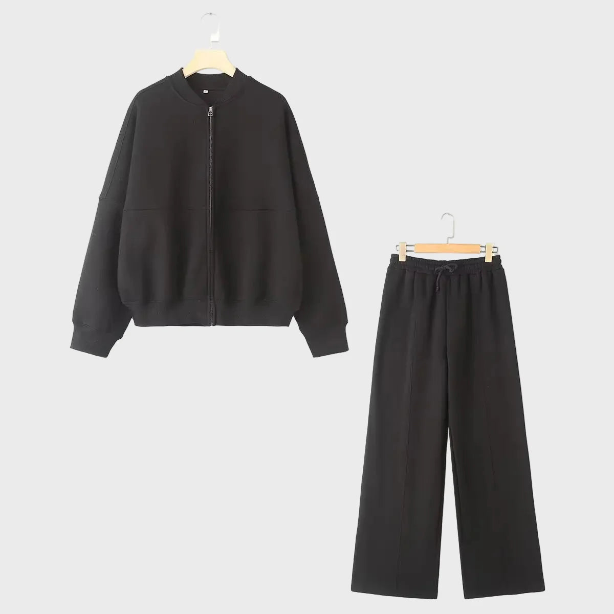 Samanta - Conjunto Retro de Veludo Bomber