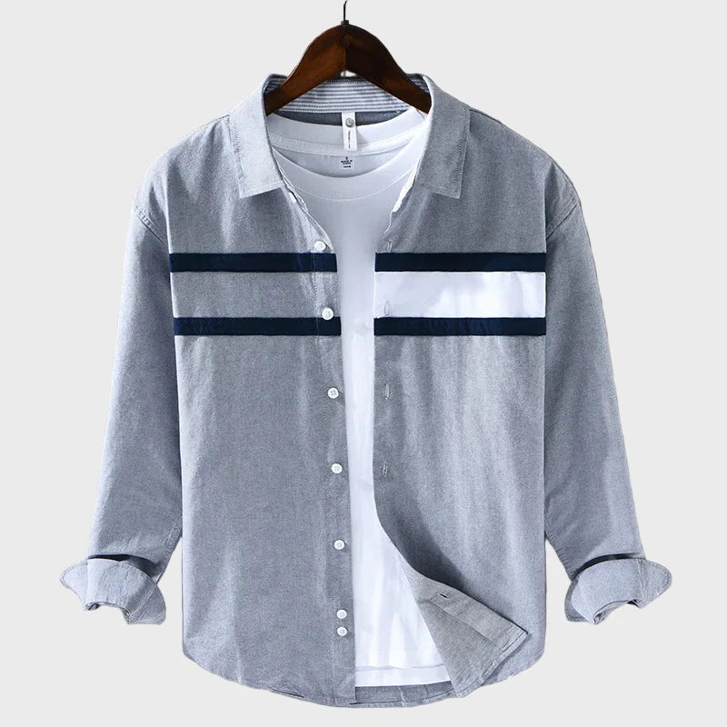 Duarte - Camisa riscas refinadas