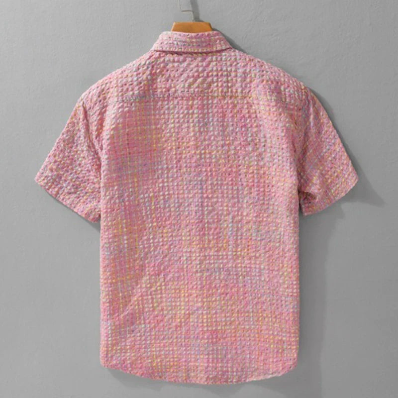 Simão - Camisa com Textura de Bolhas