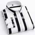 Leandro - Camisa de Listras Estilosas para Homens
