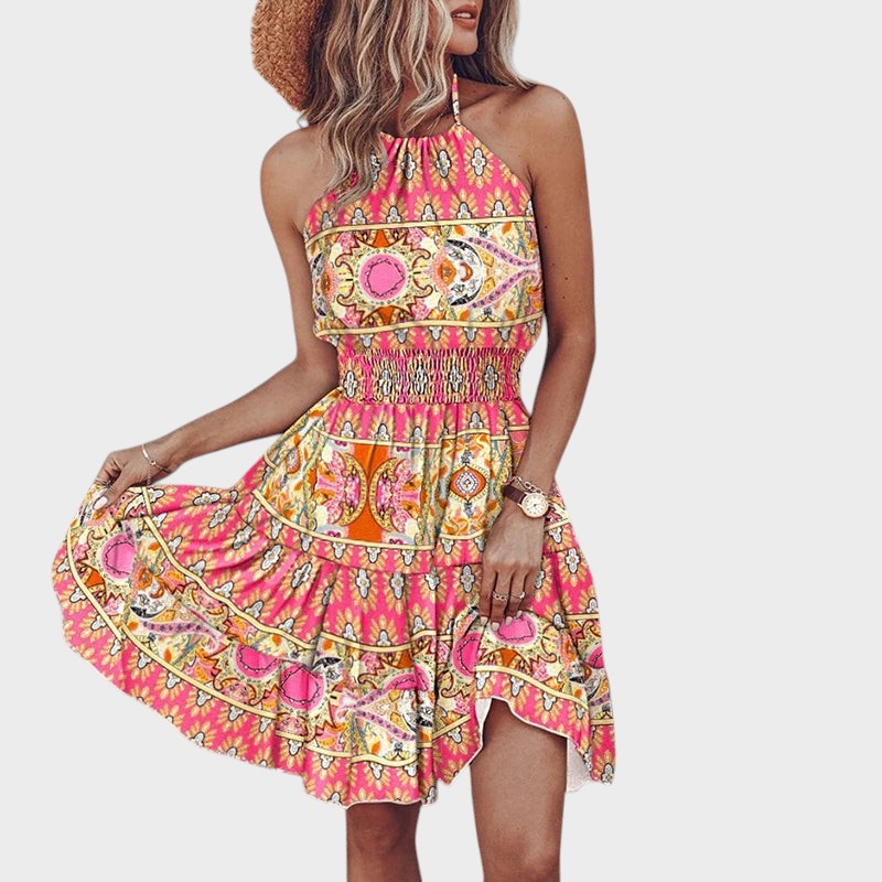 Paula- Vestido Curto Com Costas Expostas