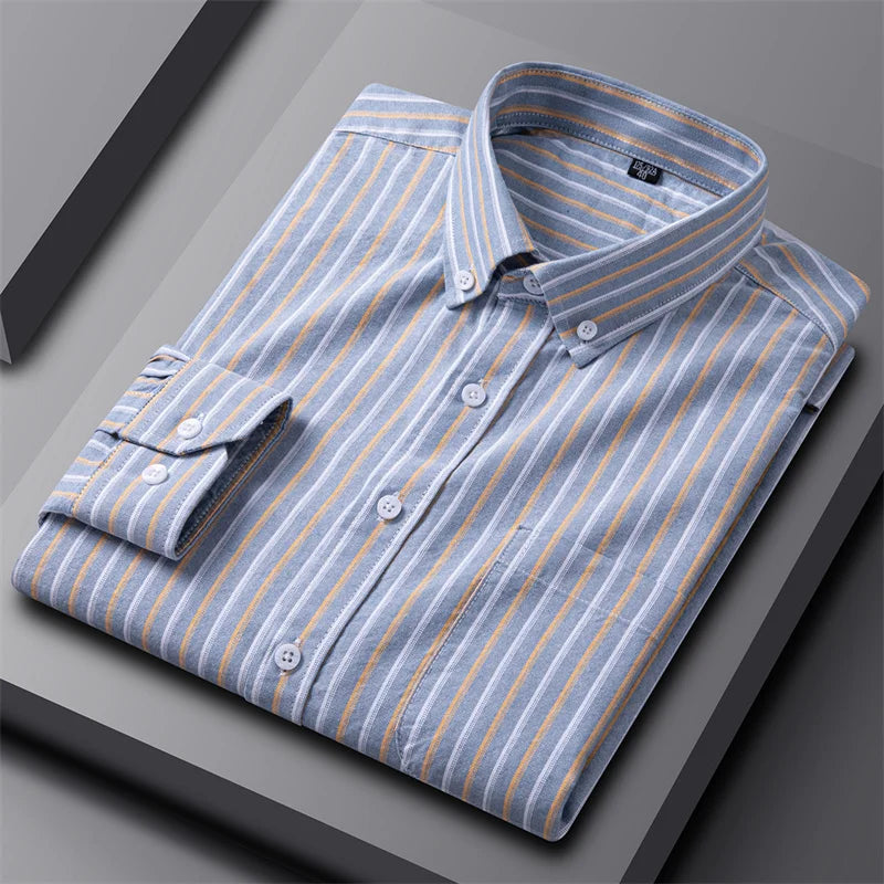 Ruben - Camisa Moderna de Risca para Homens