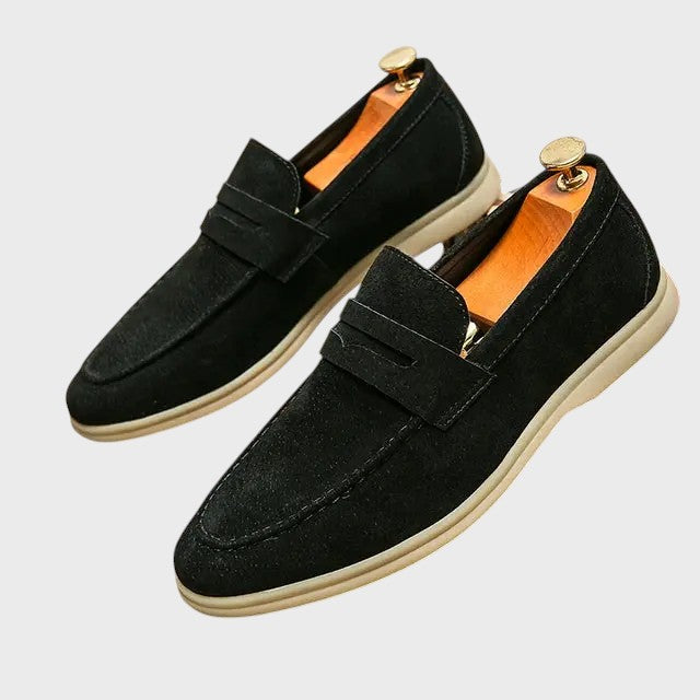 Evaristo - Elegantes Sapatos Mocassim com Cadarços