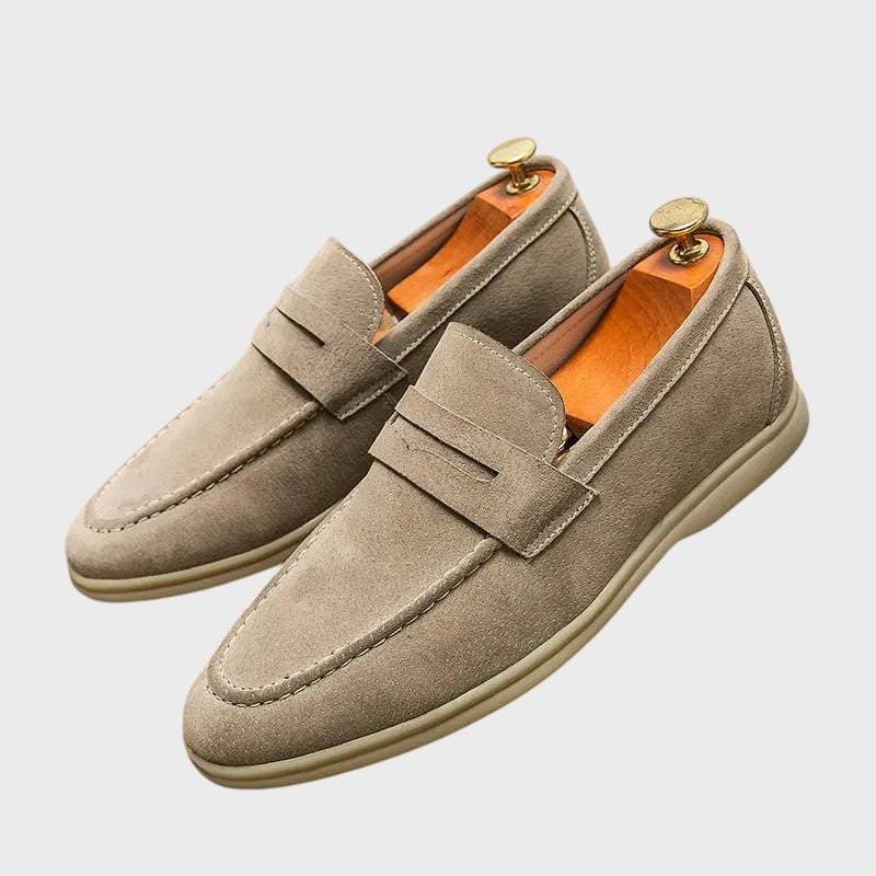 Evaristo - Elegantes Sapatos Mocassim com Cadarços