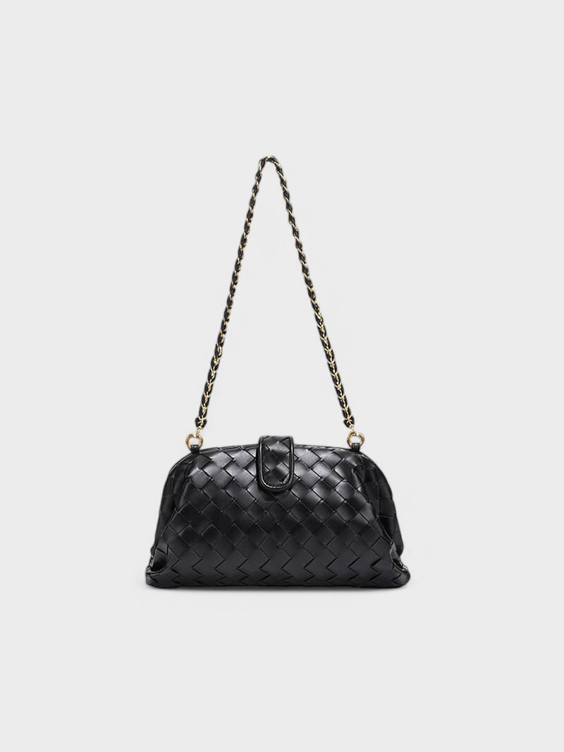 Renata - Mala Noir Dourado