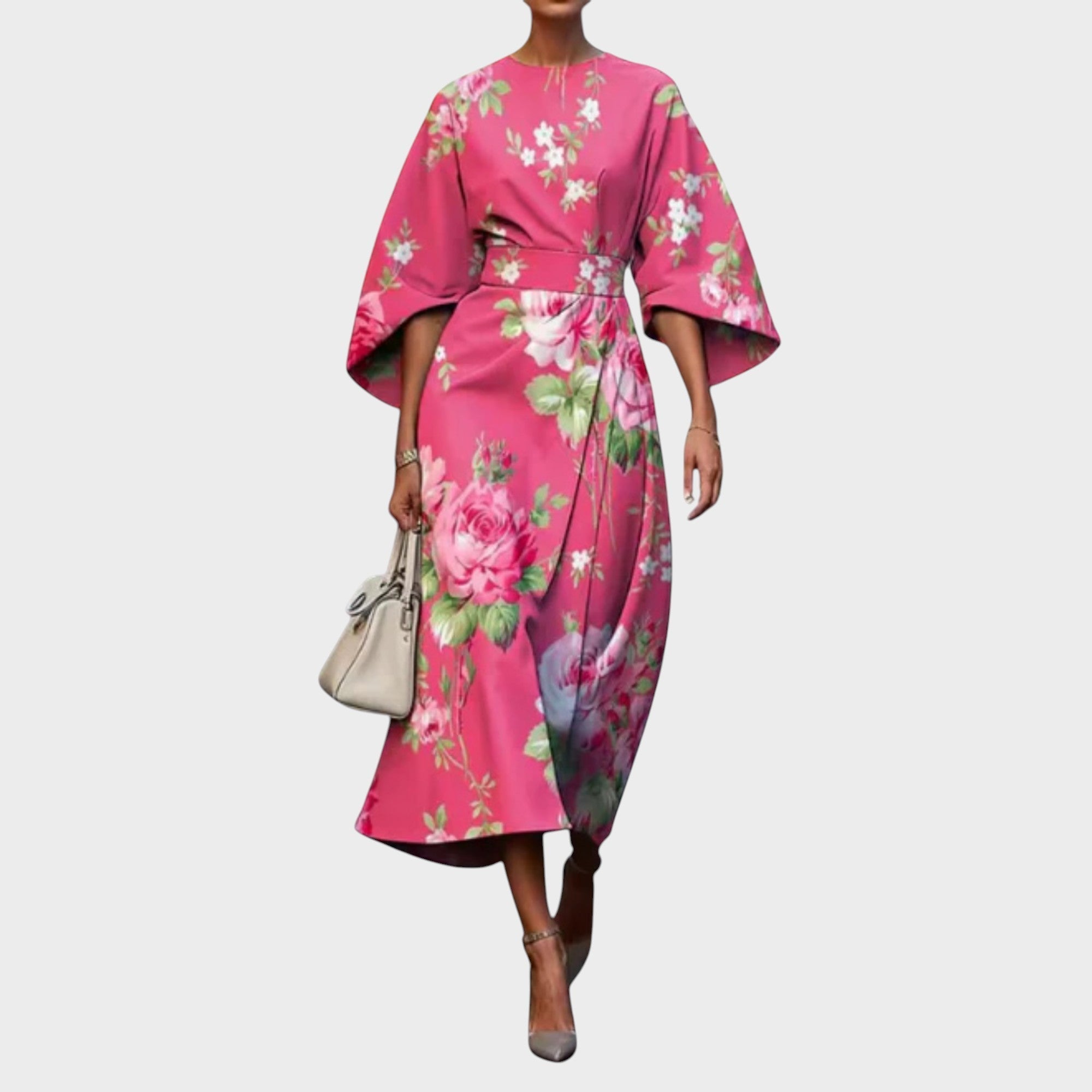 Ana– Vestido Floral Elegante