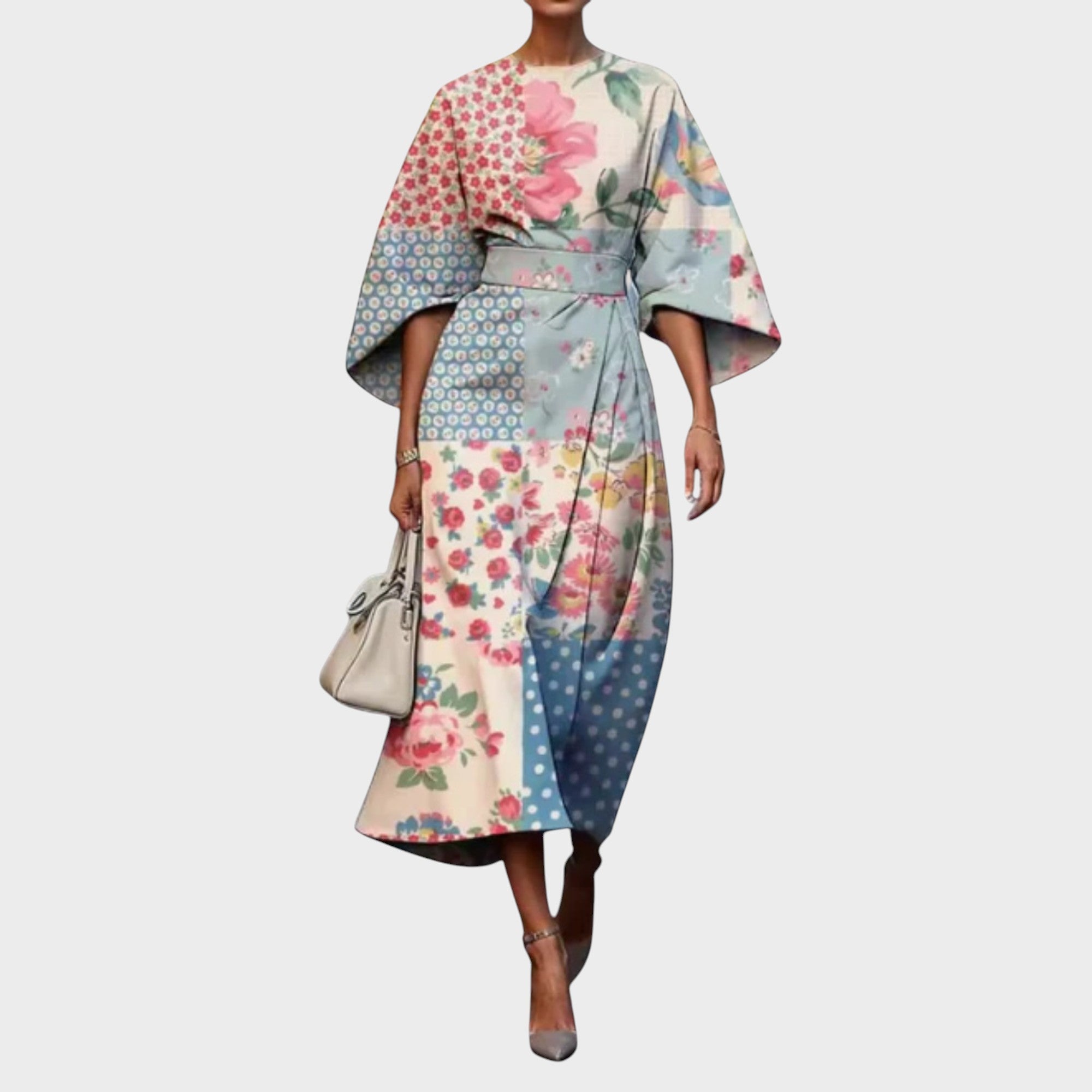 Ana– Vestido Floral Elegante