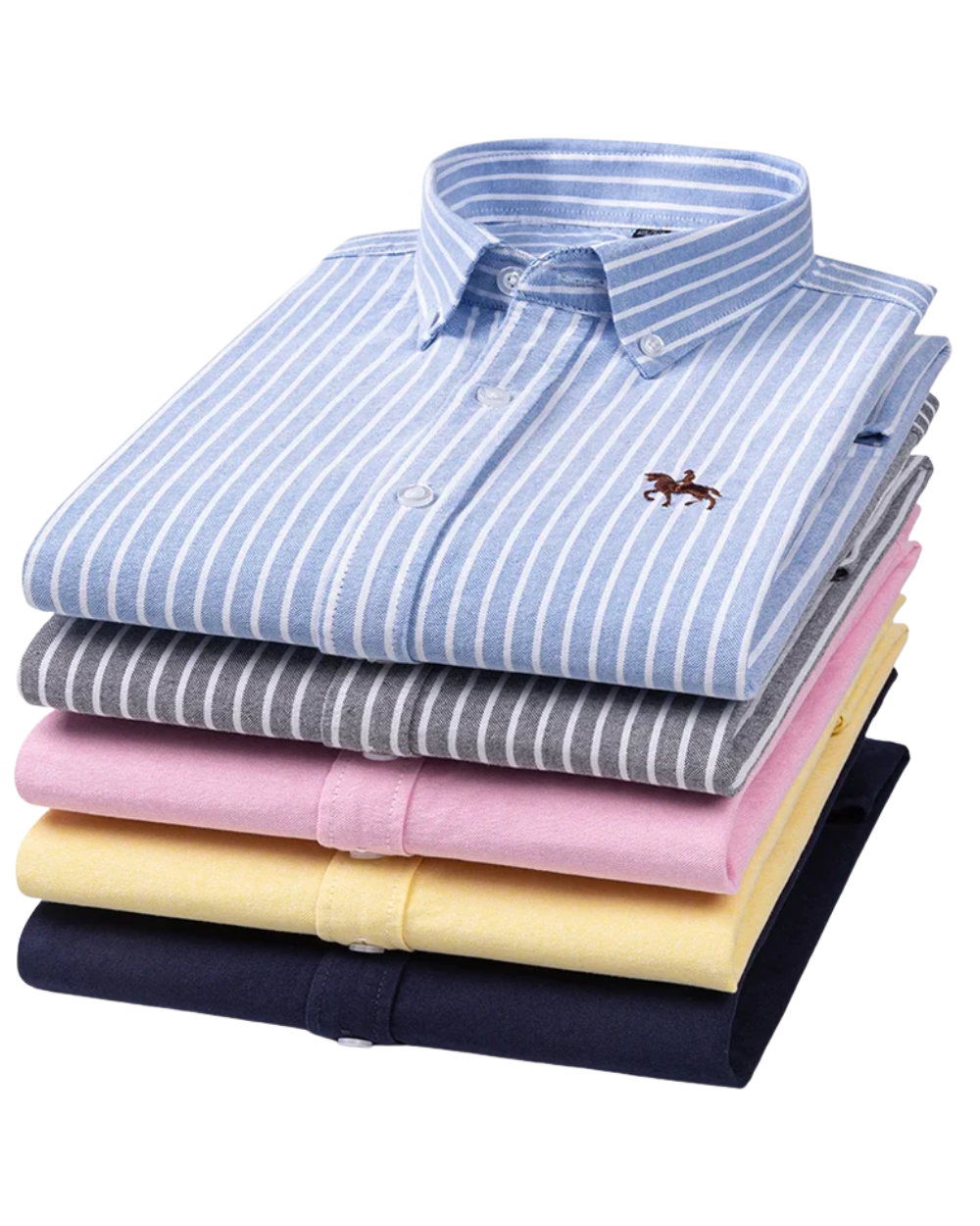 Francisco - Camisa Oxford Masculina com Bordado