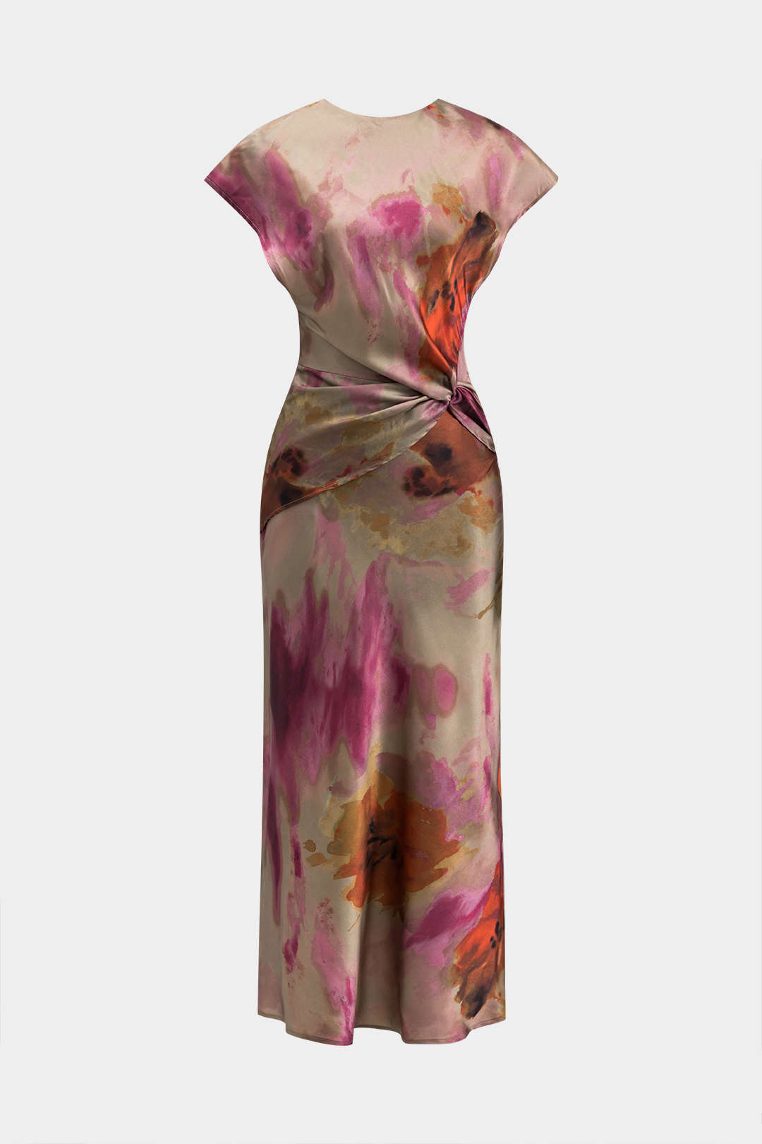 Silvia - Vestido Médio Tie Dye