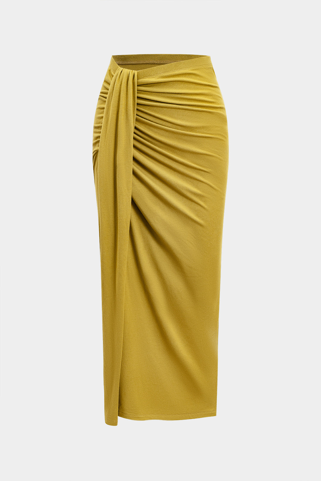 Celeste - Conjunto de Top com Alças e Saia com Detalhe de Nó