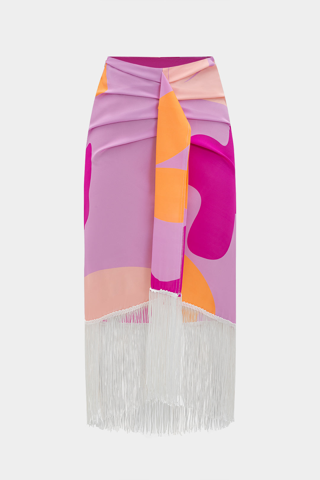 Vanessa - Conjunto Top Assimétrico & Saia Franjada