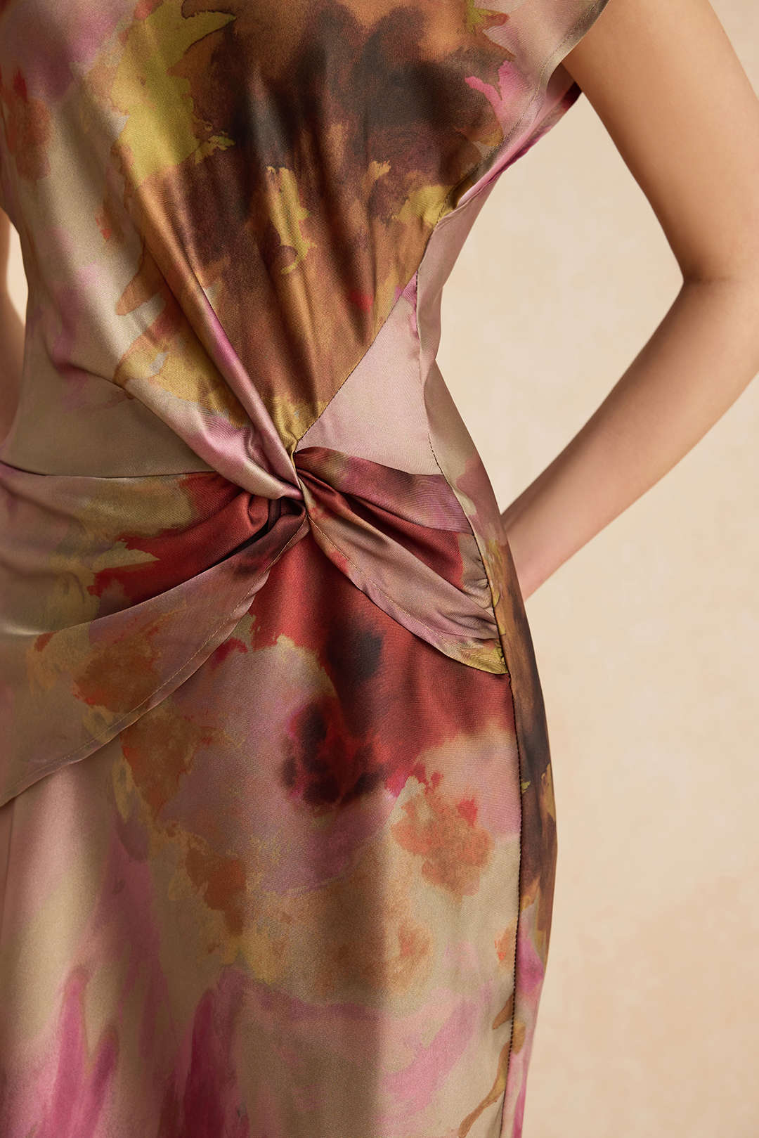 Silvia - Vestido Médio Tie Dye