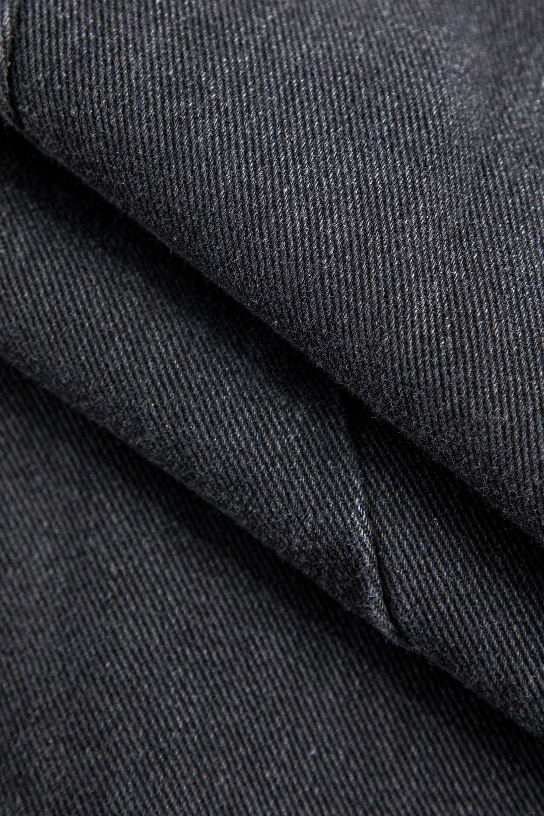 Filomena - Calças de Ganga Debotadas de Perna Larga