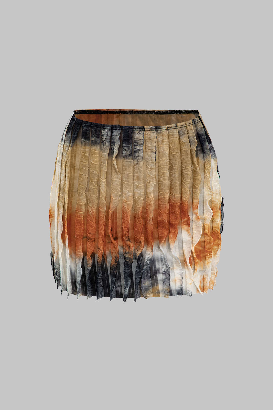 Iolanda - Conjunto de Top com Decote e Saia Mini Sem Costas