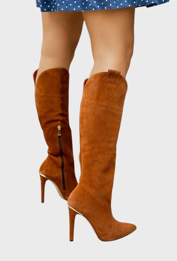 Miriam - Elegantes Botas de Couro