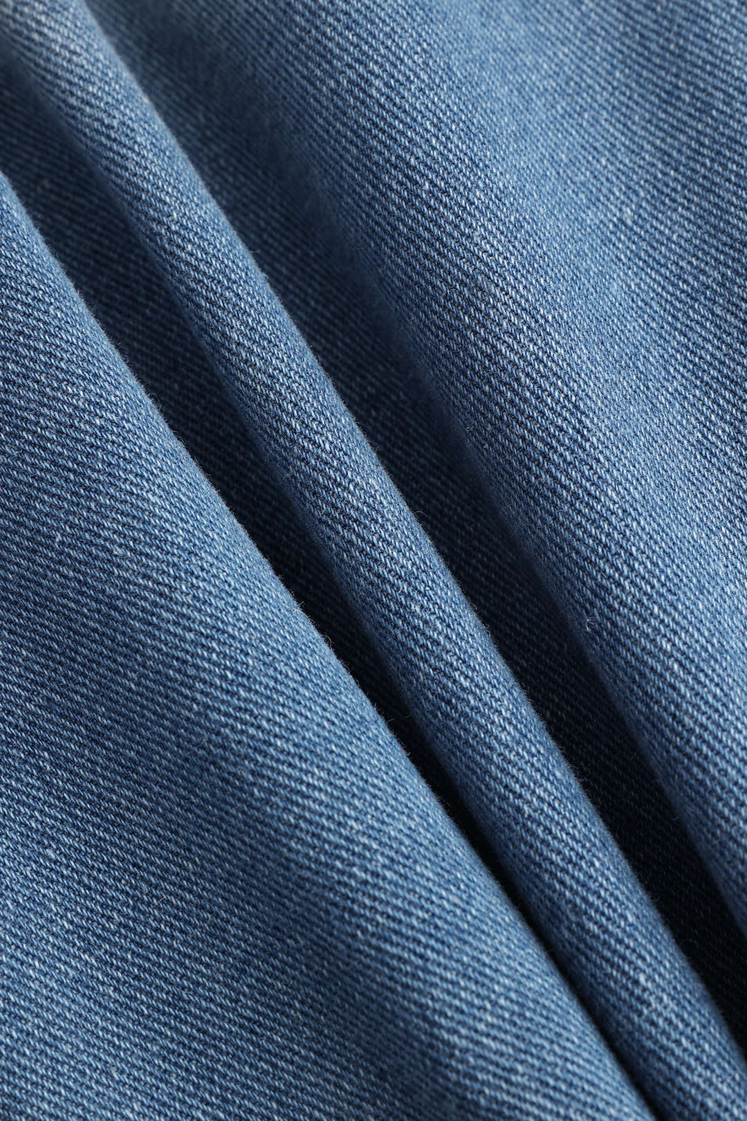 Eliana - Calças de Ganga de Cintura Subida com Fecho