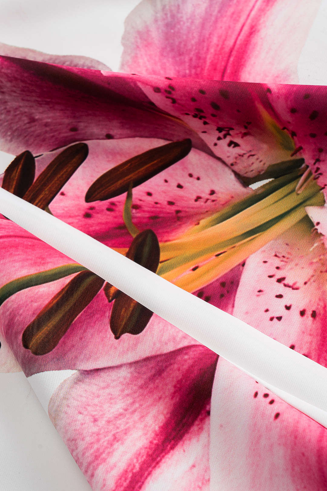 Cristina - Calças floral de perna larga