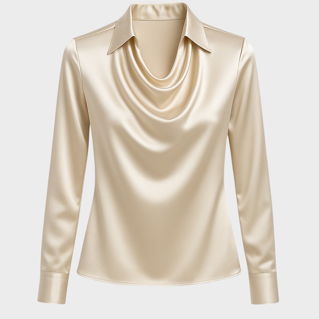 Pilar - Blusa com brilho elegante