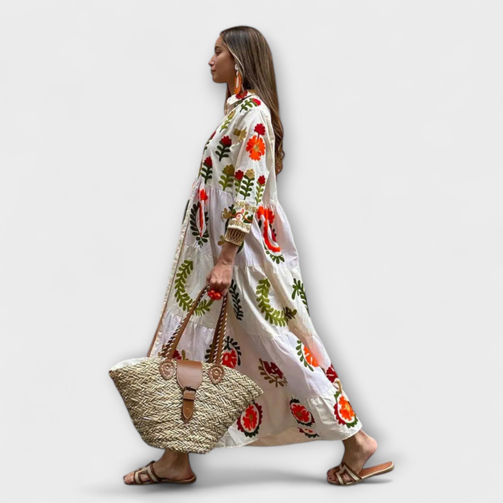 Marcela - Vestido Floral Elegante