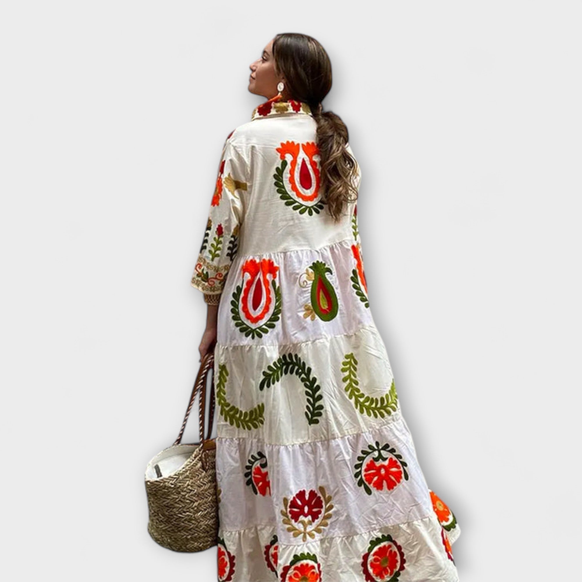 Marcela - Vestido Floral Elegante