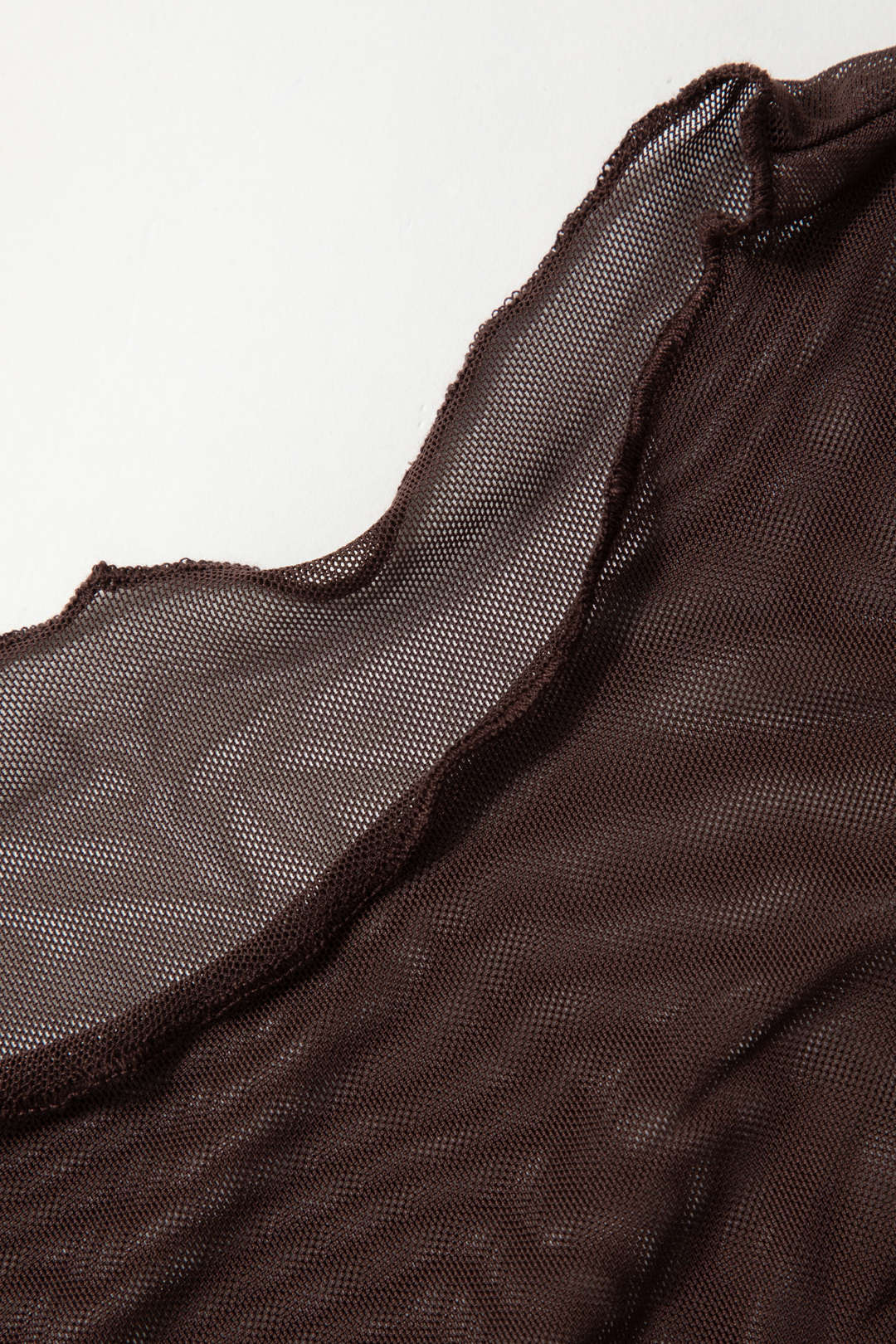 Nilda – Vestido Mini de Malha Transparente com Detalhe em Laço