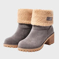 Monica – Elegantes Botas de Neve em Couro, Quentes e Estilosas