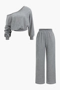 Helena - Conjunto Assimétrico de Blusa e Calças
