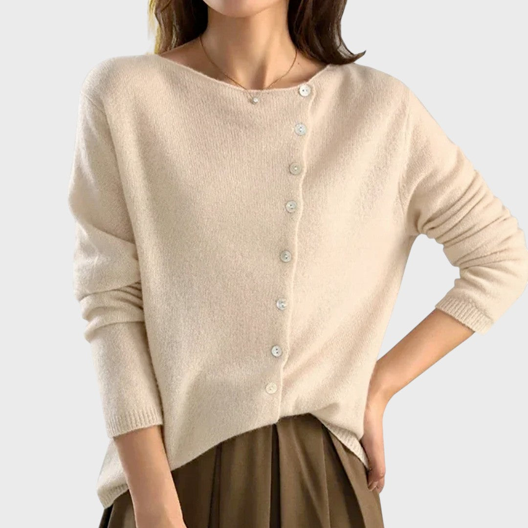 Bruna - Suéter Básico de Manga Longa