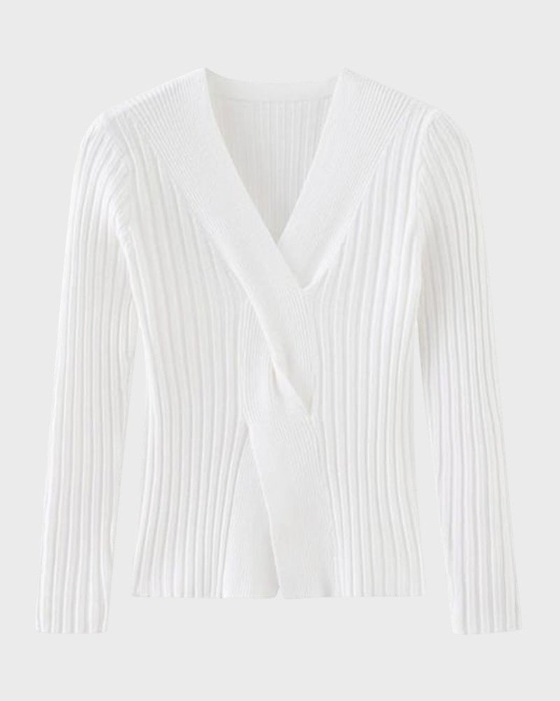 Elegante Blusa de Manga Longa