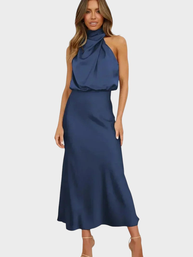 Lucrécia – Vestido Elegante De Seda