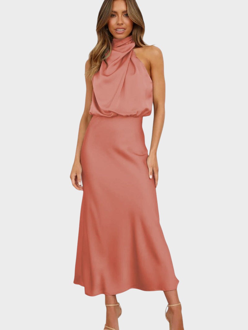 Lucrécia – Vestido Elegante De Seda