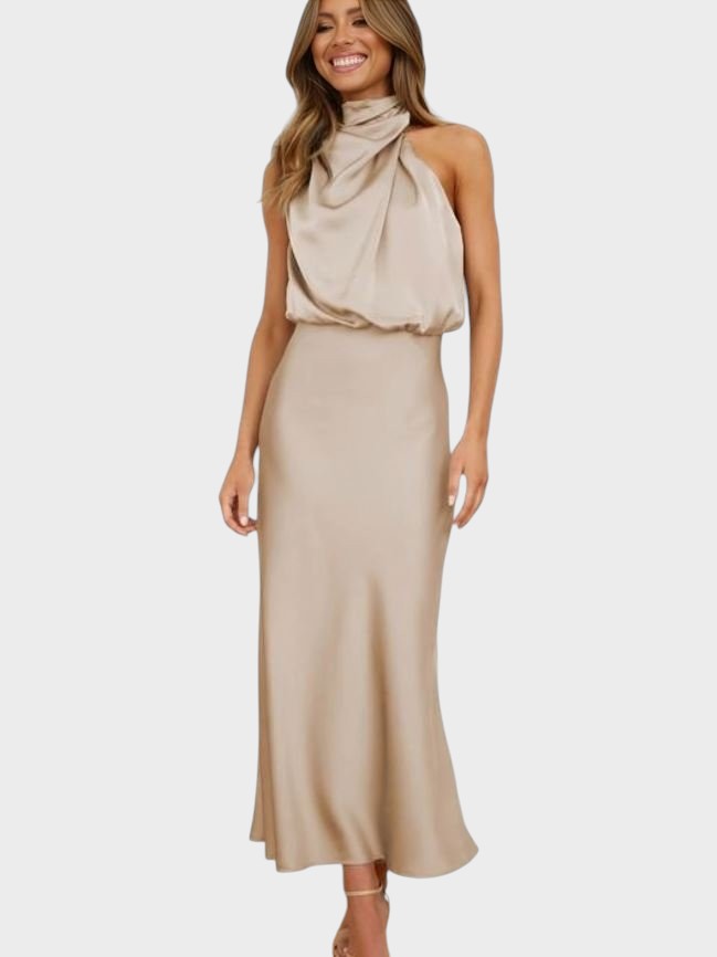 Lucrécia – Vestido Elegante De Seda