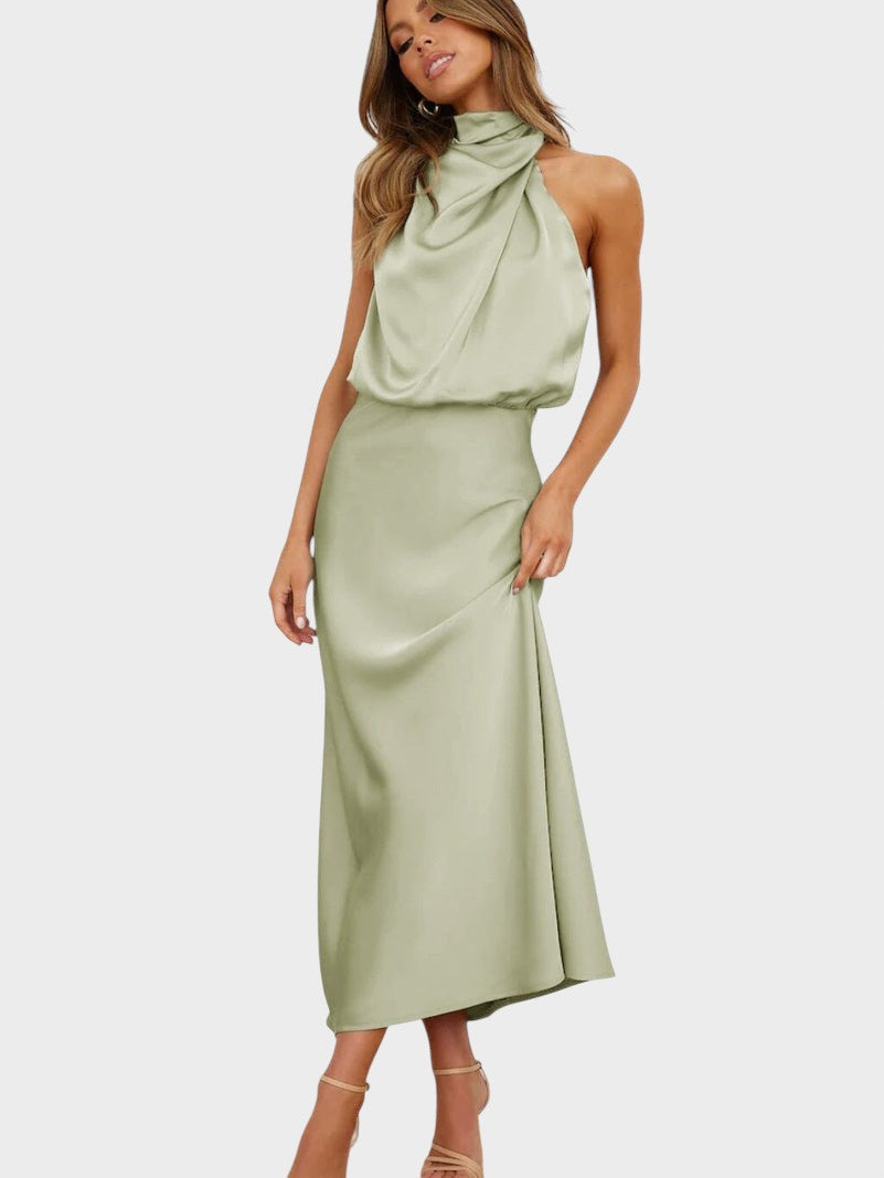 Lucrécia – Vestido Elegante De Seda