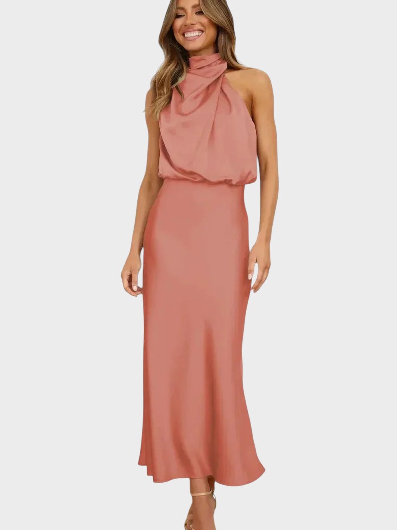 Lucrécia – Vestido Elegante De Seda