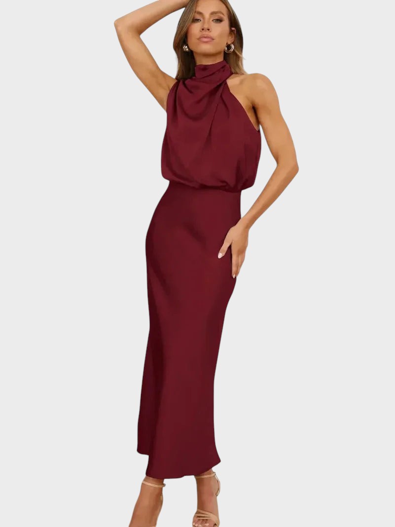 Lucrécia – Vestido Elegante De Seda