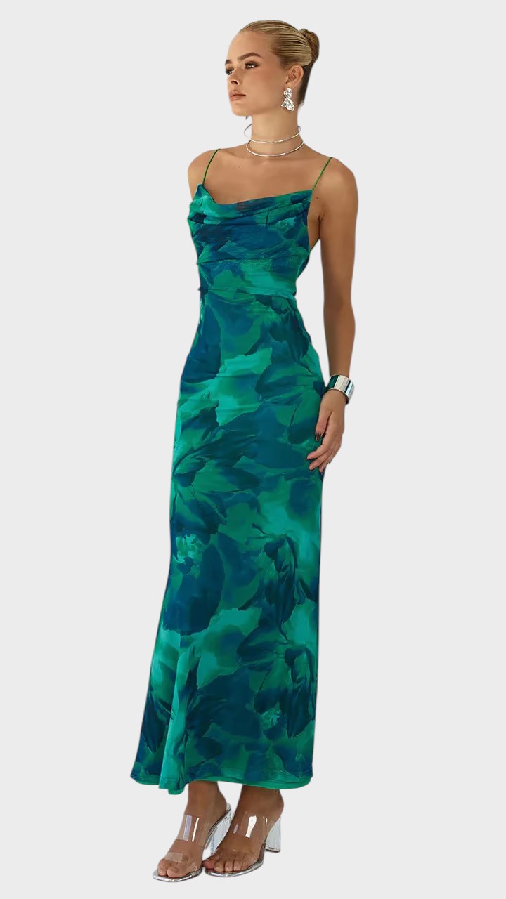 Avila - Vestido Longo Estilo Body Sem Mangas