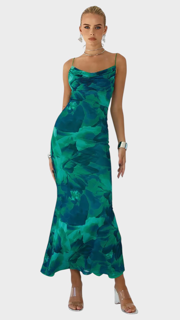 Avila - Vestido Longo Estilo Body Sem Mangas