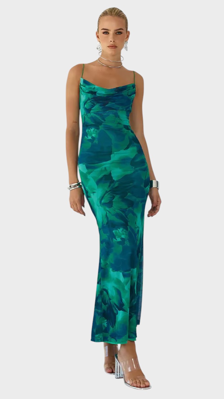 Avila - Vestido Longo Estilo Body Sem Mangas