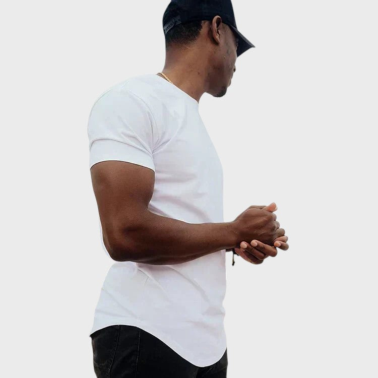 Angelo - T-shirt de Estilo Atlético com Corte Ajustado