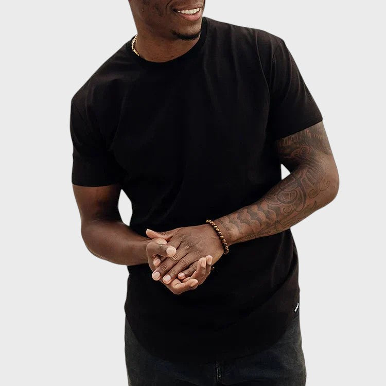 Angelo - T-shirt de Estilo Atlético com Corte Ajustado