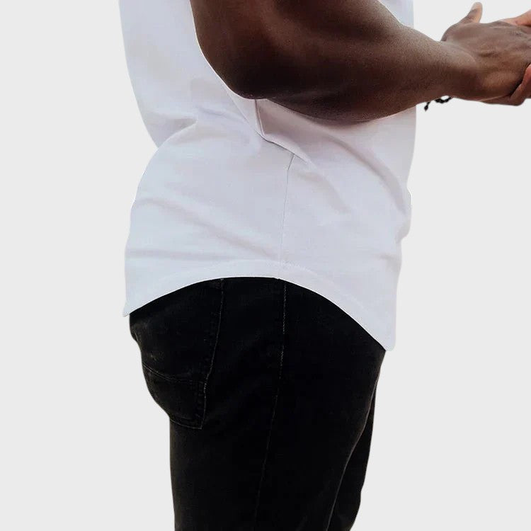 Angelo - T-shirt de Estilo Atlético com Corte Ajustado